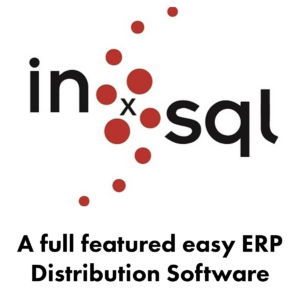inxsql Company logo with red dots